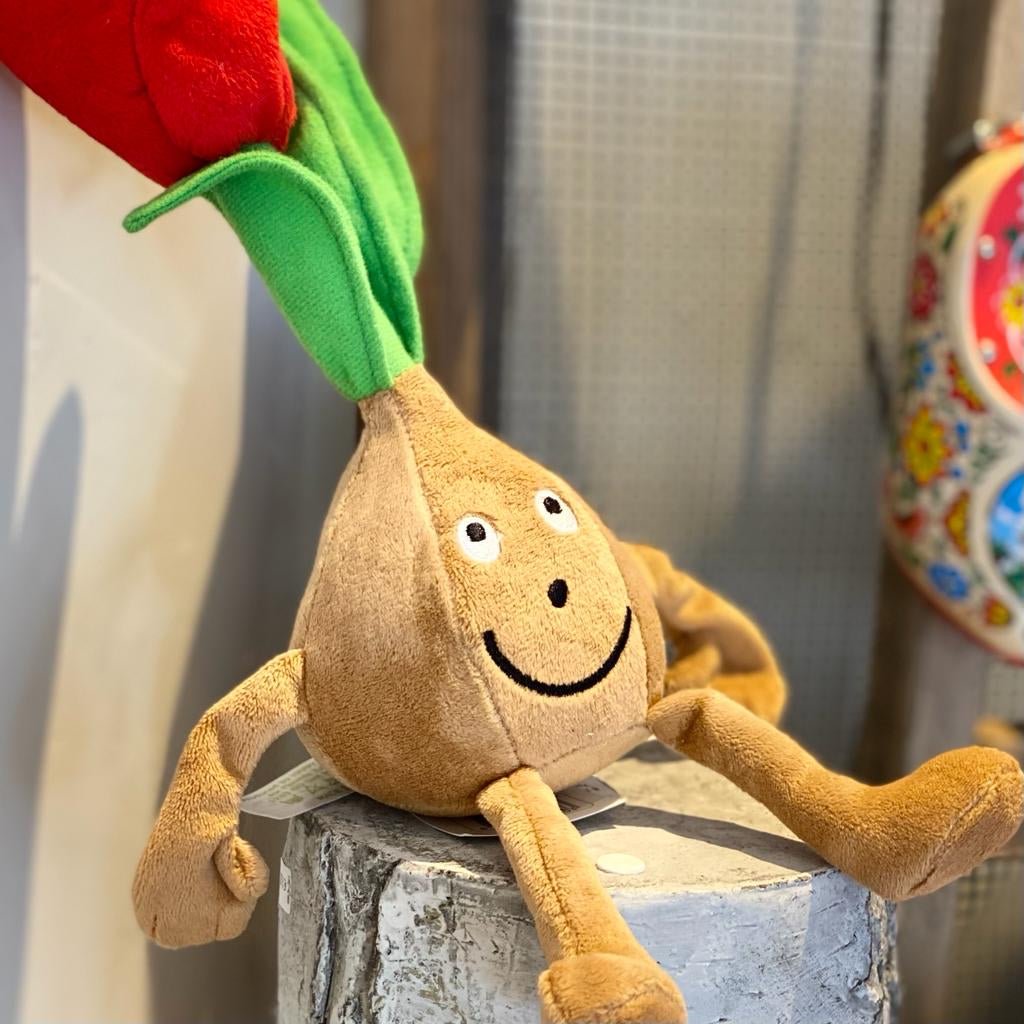 Zwiebol knuffel - Gift - Fluwel