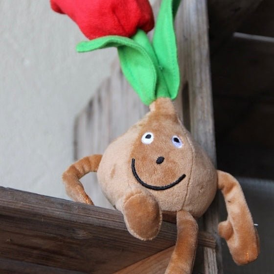 Zwiebol knuffel - Gift - Fluwel